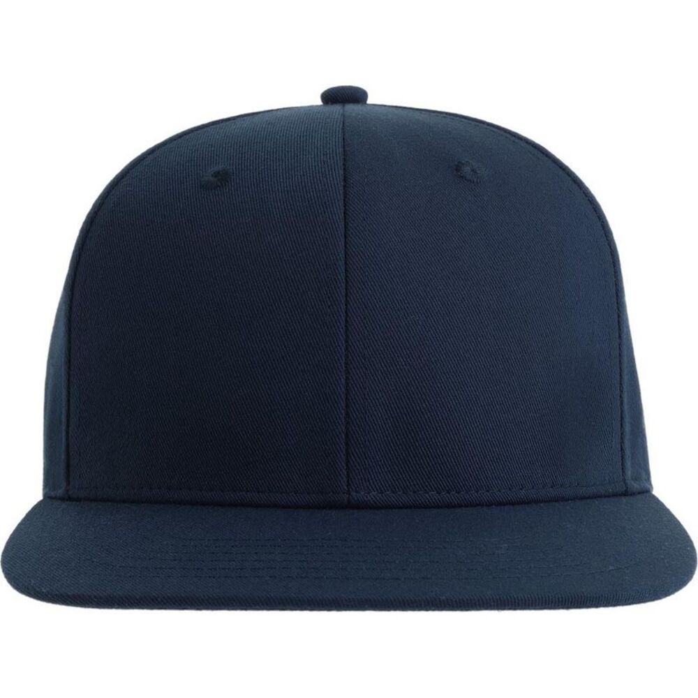 Atlantis Unisex Adult James 6 Panel Recycled Polyester  Cap / Navy